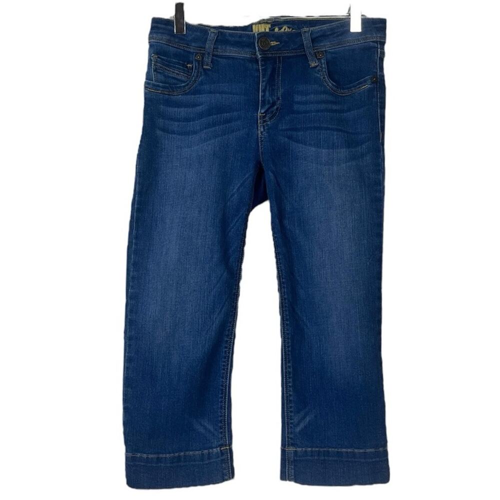 Kut from the Kloth Straight Leg Crop Mid Rise Medium Wash Jeans Women’s Size 4